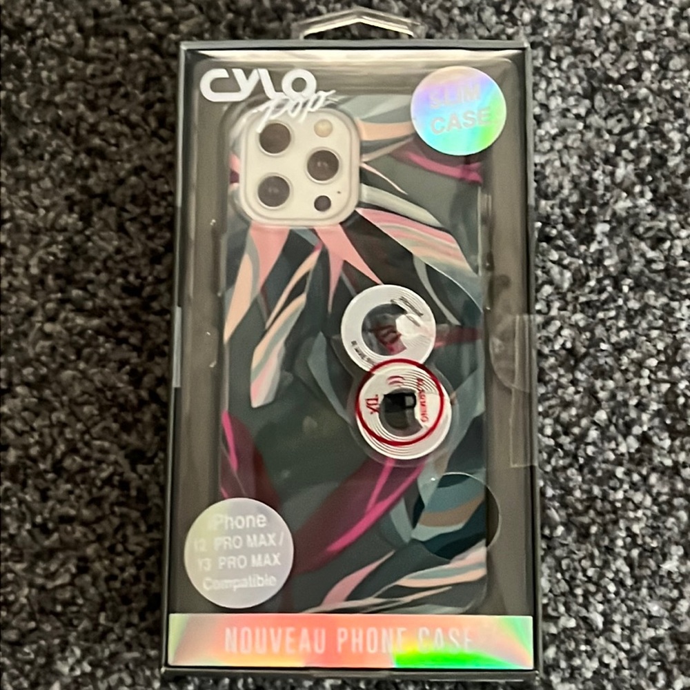 🌸4/$20🌸CyloPop Slim Nouveau iPhone Case 12 ProMax/13 ProMax NIB